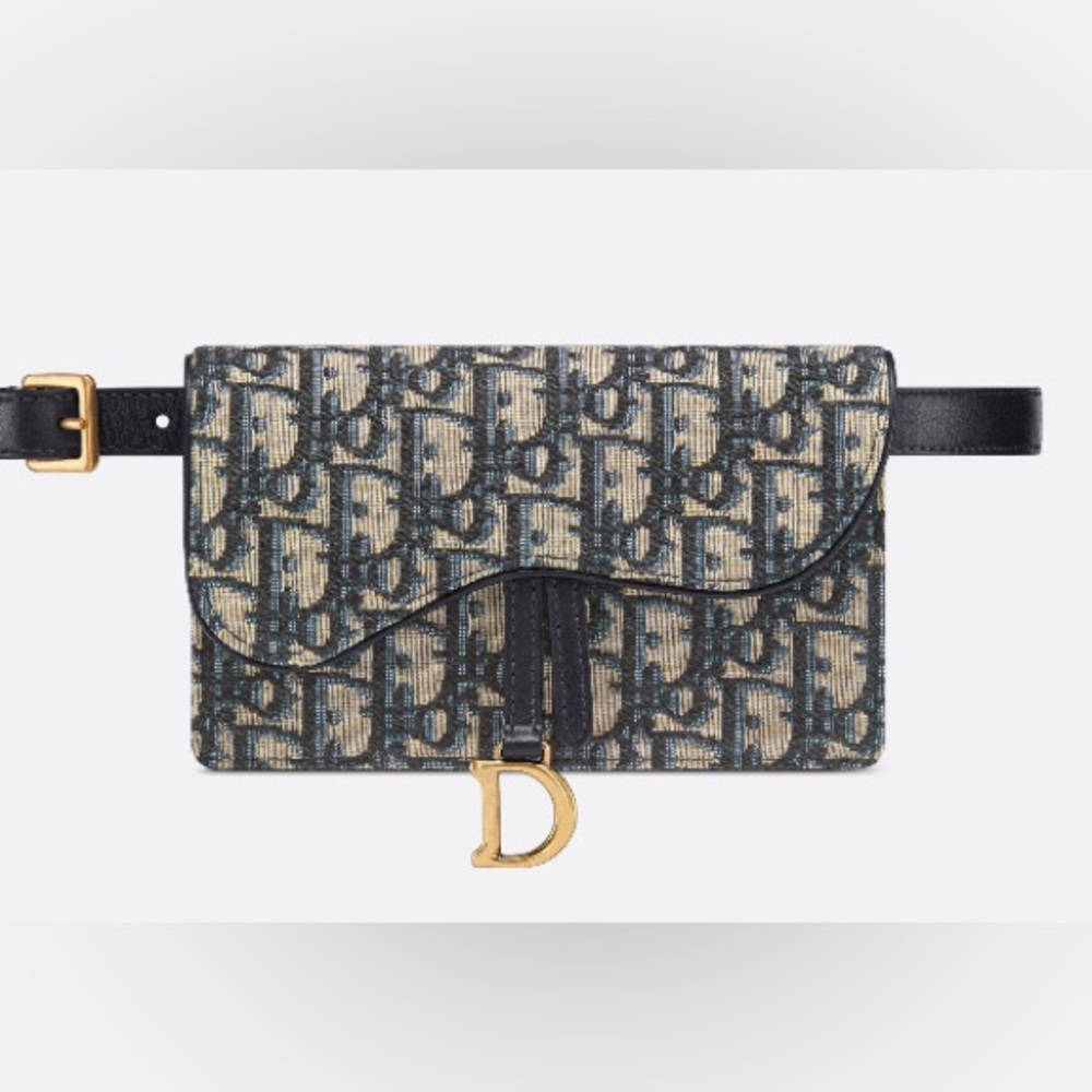 100% Authentic Dior Saddle Belt Pouch